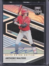 2020 Panini Elite Extra Edition #91 Anthony Walters Signatures
