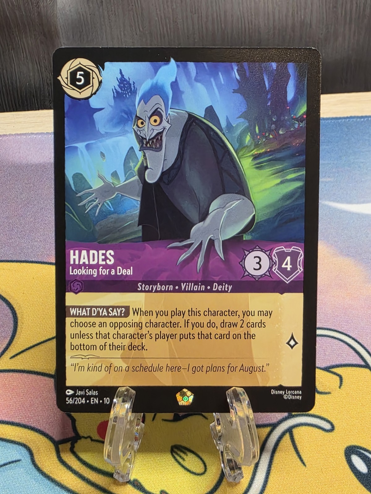 Disney Lorcana TCG - Whispers in the Well Hades Looking For A Deal - 56/204
