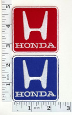Embroidered 2-Patch Set - Racing - Autos - High Performance - Drifting - Honda