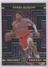 2021-22 Panini Illusions Instant Impact Emerald Aaron Wiggins #28 12b6