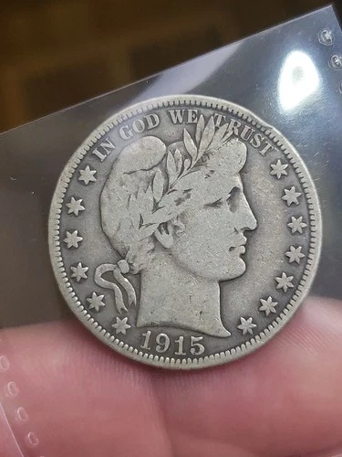 1915-P Barber Half Dollar — photo from the most recent tracked eBay sale