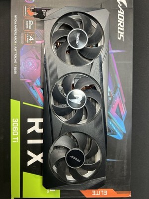 GIGABYTE AORUS GeForce RTX 3060 Ti ELITE 8GB GDDR6 Graphics Card With Box