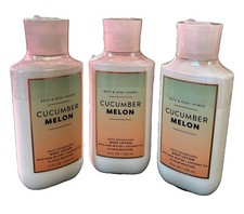 3 Bath Body Works CUCUMBER MELON Fragrance Body Lotion 8 Oz Each-SEALED-New