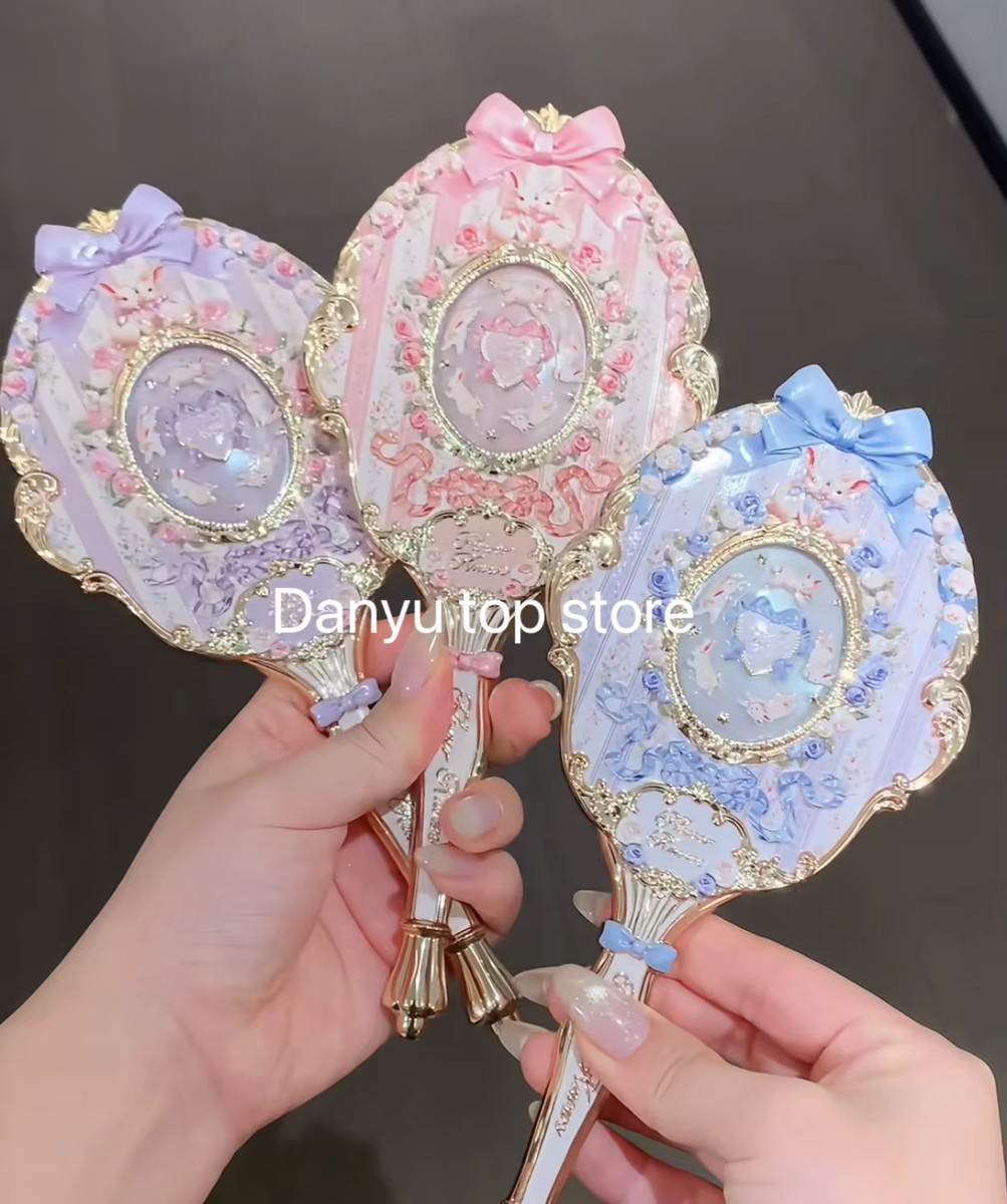 Flower Knows Bunny Garden Mirror Handheld Mirror flower knows