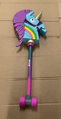 Fortnite Rainbow Smash Club 39” Premium Unicorn Pickaxe Costume
