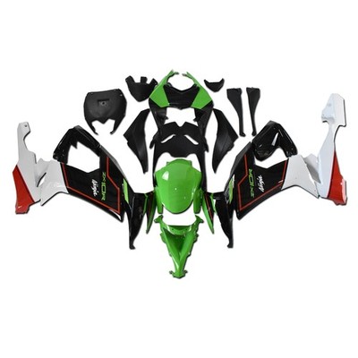 CV Injection Black White Fairing Fit for Kawasaki Ninja 2008 2010 ZX10R z057