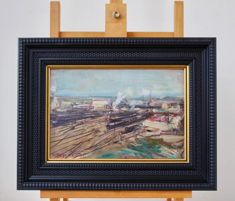 Museales Ölg. Karl HAGEMEISTER (1848-1933), ca. 1890. Signiert - Bild 1 von 4