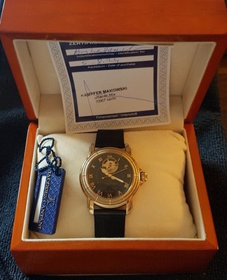 Cantani ''Ambassador'' , Herrenuhr , 38 mm , Swiss Automatik ETA 2824-2 ,vergoldet