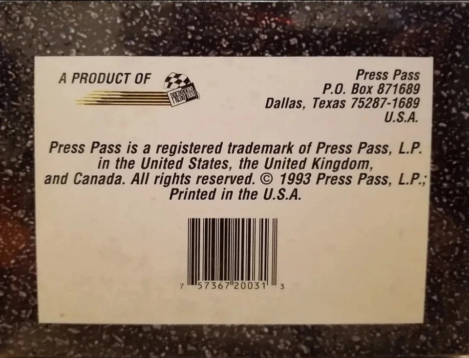 1993 Press Pass Preview NASCAR Trading Card Set FACTORY SEALED 34 Cards LOADED - Image 2 of 2