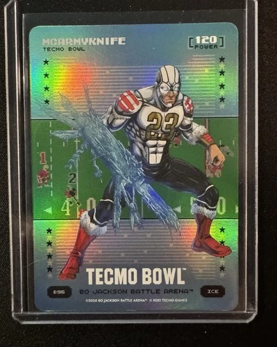 2026 Bo Jackson Battle Arena / Tecmo Bowl / Mcarmyknife / Blue Foil / Ice