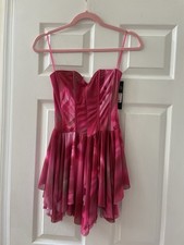 Fashion Nova Pink Surreal Sweetheart sexy party mini dress size small s new NWT