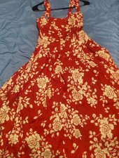The Drop Red Curvy Dress Small