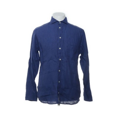 Eton, Hemd, Größe: 40, SLIM, Blau, Leinen, Herren #je2