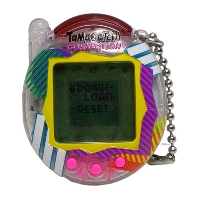 Tamagotchi Connection Clear Retro Virtual Pet Interactive Game Bandi 2023