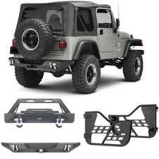 For 1976-1986 Jeep Wrangler Cj-7 Front Bumper Rear Bumper Trail Tube Doors