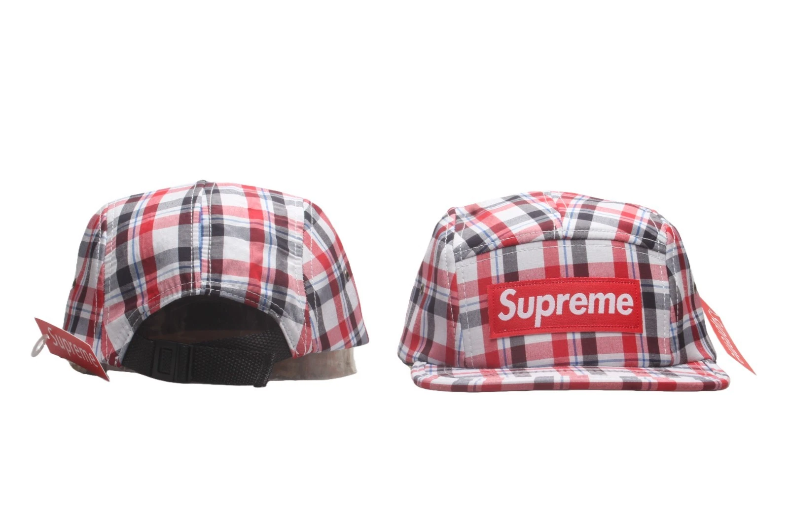 Supreme Red Plaid Men's Casual Baseball Cap Adjustable Cotton Sports Hat NEW
Opens in a new window o
