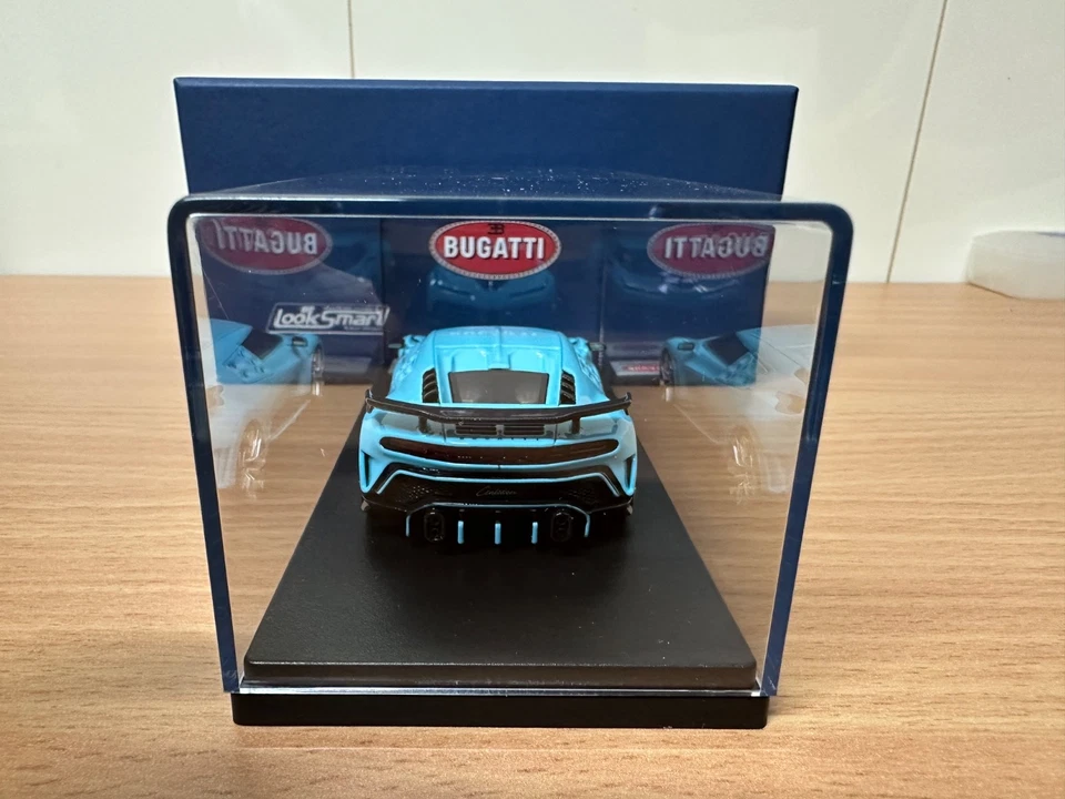 Bugatti Centodieci LS513E Light Blue 1/43 Looksmart - Image 4 of 4