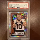 Bo Nix - 2025 TOPPS Chrome Refractor Variation PSA 8
