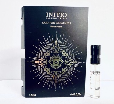 Initio Parfums Privés Oud for Greatness Eau de Parfum Sample Spray 1.5 mL NEW