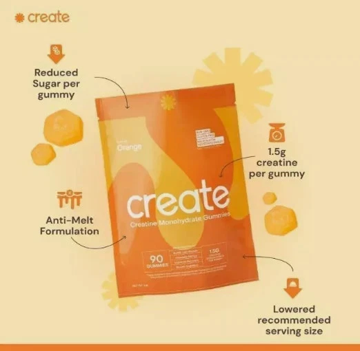 Gominolas monohidrato de creatina para hombres y mujeres - Aumenta el enfoque, la fuerza y la resistencia Foto 4 de 4