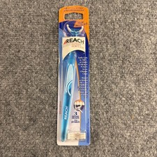 NOS Reach Access Flosser Blue Handle 1 3 Floss Refills Disposable Heads