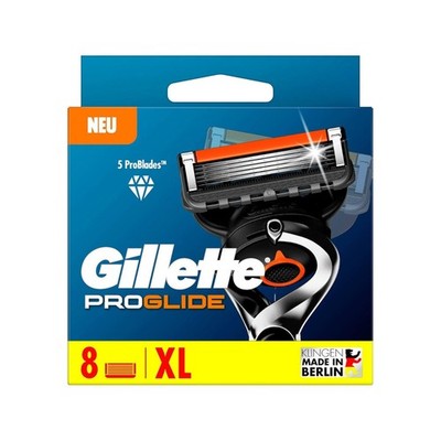 Gillette Fusion5 ProGlide Manual Rasierklingen Original ,XL-8.St, OvP Neu