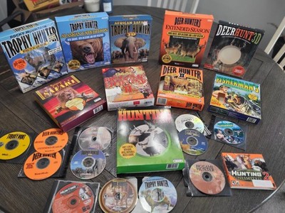 BOØWY HUNT special CD-ROM edition Lot of 10+ Boxes Vintage CD-ROM PC Hunting Games All In Great