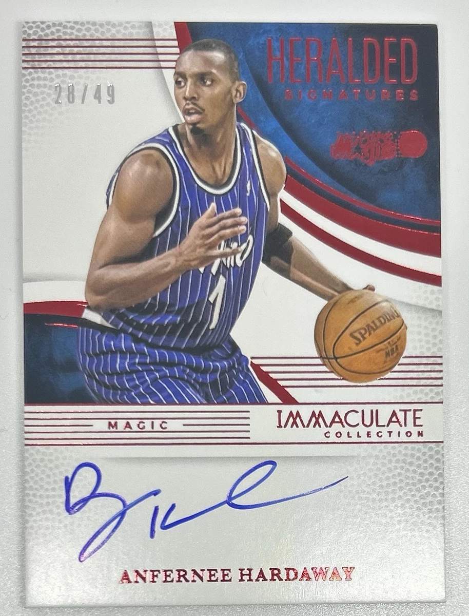 Panini Anfernee Hardaway Basketball Autographed Sports Trading