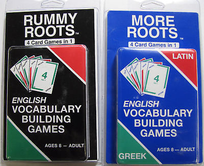 Rummy Roots Cards : Vocabulary Building Games by Not Available (Book ...