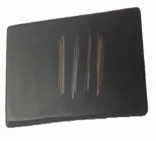 JSP® NATURAL JET BLACK GOLD TEST STONE 2"X 3" (gt34)