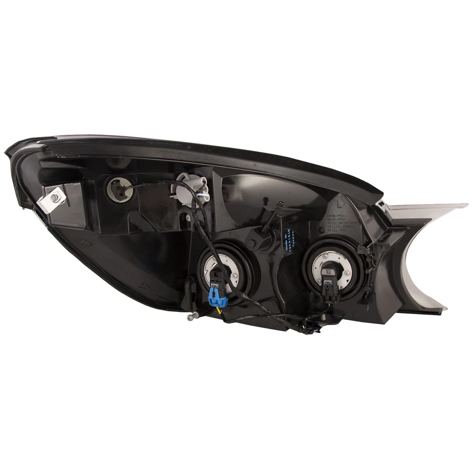 Juego de faros izquierda derecha para Buick Rendezvous 06-2007 con carcasa negra Foto 2 de 4