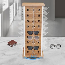360  Sunglasses Display Rack 36 Pairs Eyeglass Organizer Holder 4 Display Sides
