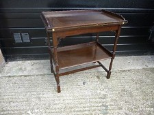 Vintage Mahogany Swivel Fold Over Card/Games Table for Restoration