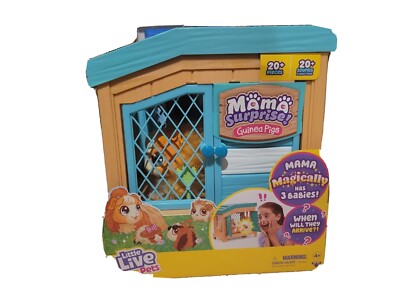 Little Live Pets Mama Surprise Interactive Mama Guinea Pig Hutch