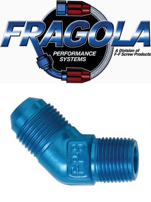 Fragola 45-Degree Adapter Fitting #4 x 1/8 MPT 482304 Fragola 45-Degree Adapter Fitting #4 x 1/8 MPT 482304