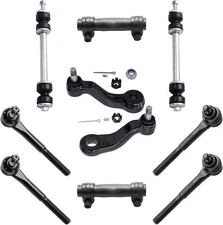 Front Tie Rods Idler Pitman Arms Sway Bars Kit for Chevy GMC K1500 K2500 Tahoe