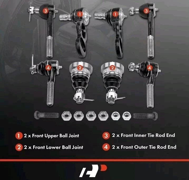 Kit de suspensão A-premium 8 peças para 95-02 Mercury Grand Marquis  - Imagem 2 de 4