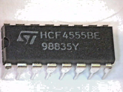   HCF4555BE 4555 DUAL BINARY TO 1-OF-4 DEC/MUX STM DIP-16