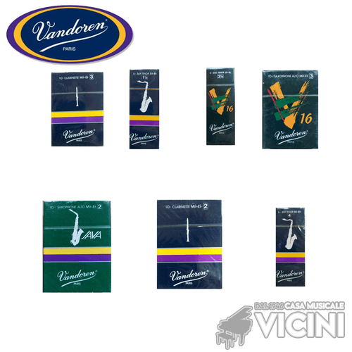 ANCE VANDOREN CLARINETTO MIb / SAX TENORE / ALTO - OFFERTA CONFEZIONI BLISTERATE - Foto 1 di 14