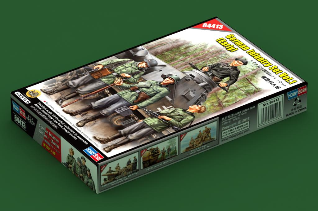 Hobbyboss 84413 1:35th scale German WWII Infantry set Volume 1 Early