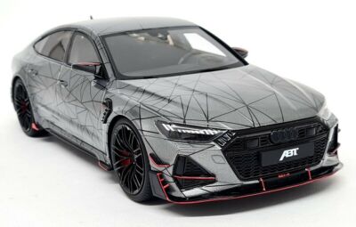 GTSpirit 1/18 - Audi RS7-R ABT C8 2020 Metallic Grey Resin Scale