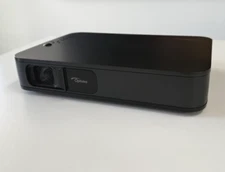 Portable 1080p LED Mini Projector with Battery for Outdoor Movies - Optoma LH150