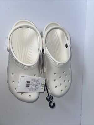Crocs Classic Clog Womens 9 Mens 7 White Brand New Still In Box With Tags Unisex