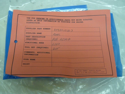 ASML 859-8010-003 B PCB A5402