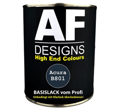 1L Autolack für Acura B801 Passport Blue Spritzfertig