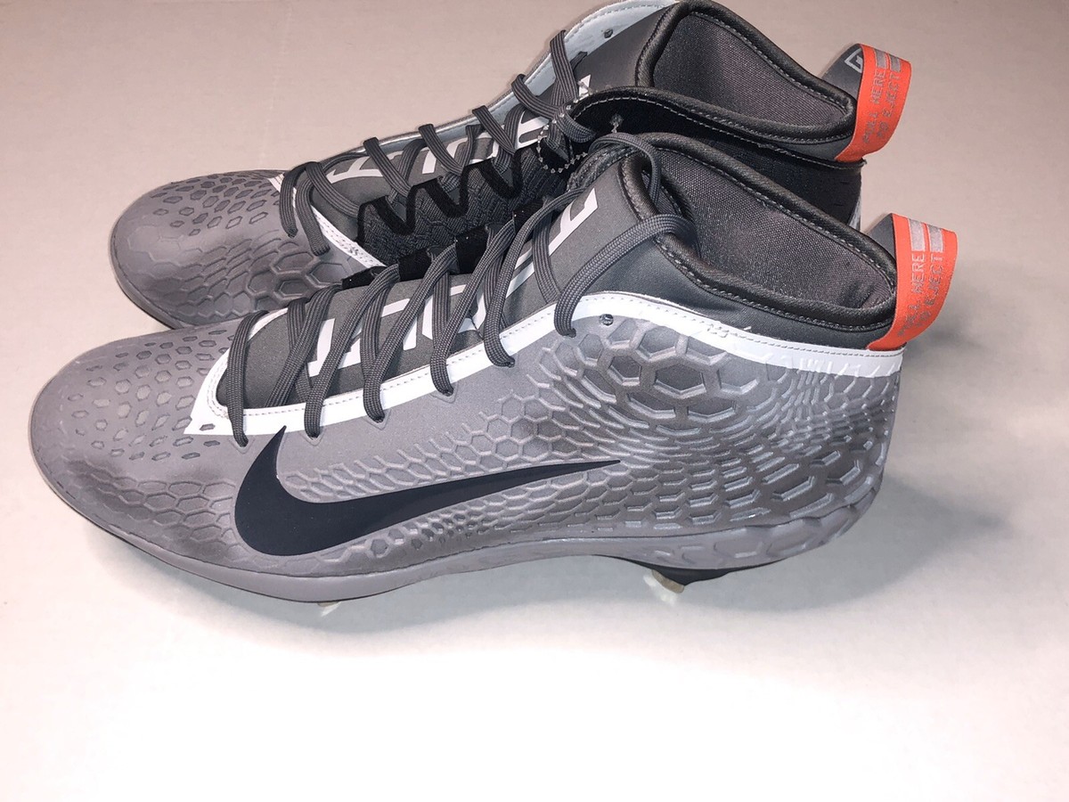 Brand New Nike Mike Trout 5 Baseball Cleats AT3203-002 Gray  display picture 3