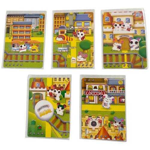 Hamtaro Smuckers Snackers Sammelkarten 5er Set Mail-in Werbekarten - Bild 3 von 3