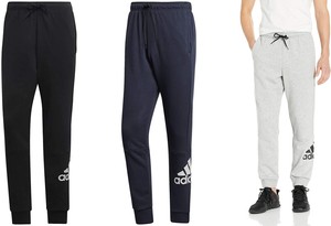 adidas Men's Must Haves Badge of Sport Logo Tapered Pants | eBay