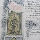 Lithograph Church Religious Paper Print Document Chicago, IL Elk Grove German — photo 8