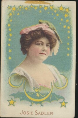 1909 T27 Actress Series Star and Crescents Border Fatima Cigarettes Josie Sadler